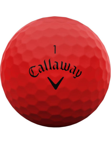 Pelotas de Golf Callaway CG BL Superfast 2025 Rojo 12 Pzas