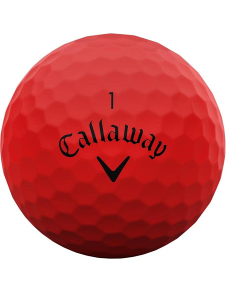 Pelotas de Golf Callaway CG BL Superfast 2025 Rojo 12 Pzas