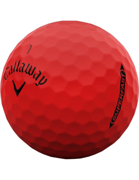 Pelotas de Golf Callaway CG BL Superfast 2025 Rojo 12 Pzas