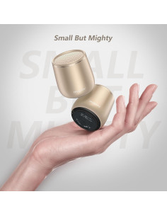 Altavoz Bluetooth INSMY C17-MAX Mini Impermeable Oro 2