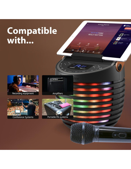 Micrófono Inalámbrico Singing Machine SMM107 - UHF Unidireccional