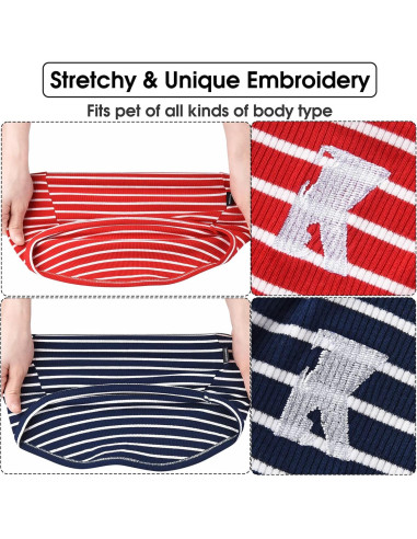 Camisa para Perros Koneseve Chaleco Ligero Rojo y Azul L