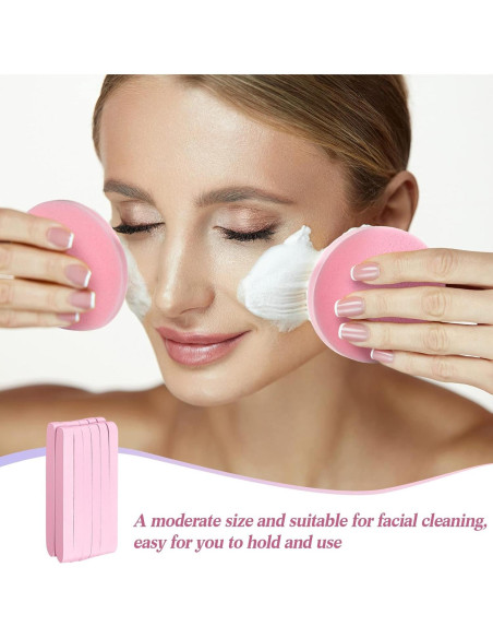 Esponjas Faciales Comprimidas Nuogo 480 Piezas PVA Multiusos