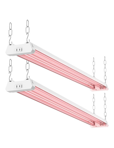 Luz de Cultivo LED Sunco 40W 1.22m Espectro Completo 2 Paquete