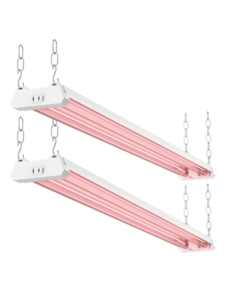 Luz de Cultivo LED Sunco 40W 1.22m Espectro Completo 2 Paquete