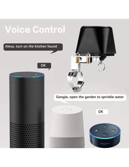 Válvula de Agua WiFi UseeLink, Control Remoto APP, 0.53 kg