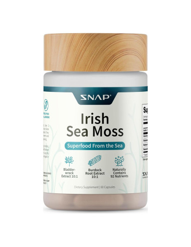 Cápsulas de Musgo Marino Snap Supplements 60 Cápsulas