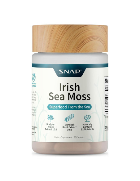 Cápsulas de Musgo Marino Snap Supplements 60 Cápsulas