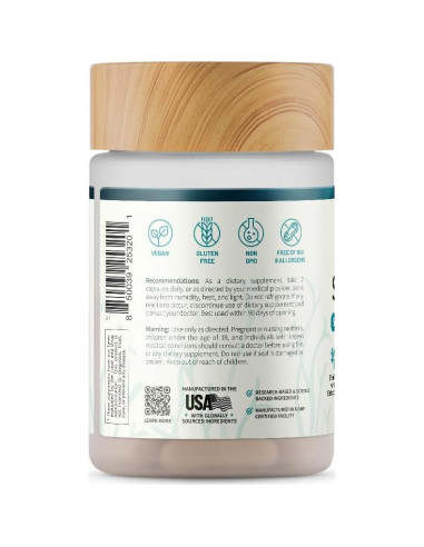 Cápsulas de Musgo Marino Snap Supplements 60 Cápsulas