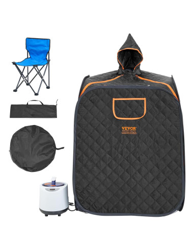 Carpa de Sauna Personal VEVOR 1200W Plegable y Portátil