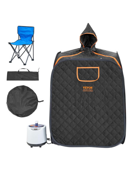 Carpa de Sauna Personal VEVOR 1200W Plegable y Portátil