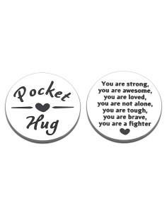 Token de Abrazo de Bolsillo Enbloceclat Regalo Inspiracional