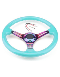 Volante de Carreras YEHICY 350mm ABS Azul Tiffany