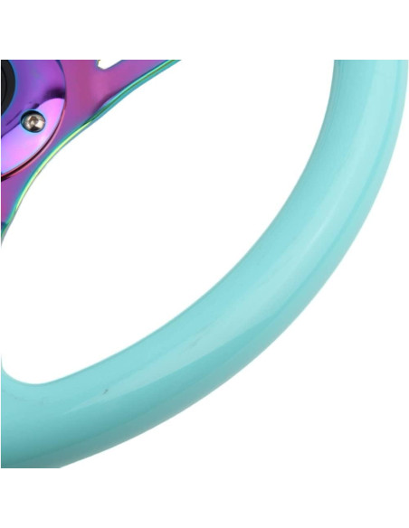 Volante de Carreras YEHICY 350mm ABS Azul Tiffany