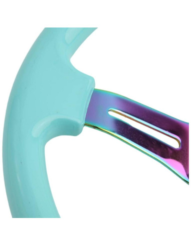 Volante de Carreras YEHICY 350mm ABS Azul Tiffany