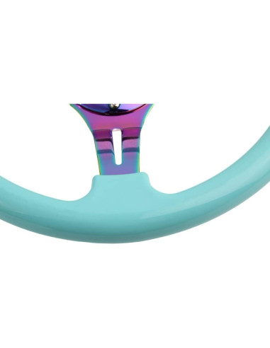 Volante de Carreras YEHICY 350mm ABS Azul Tiffany