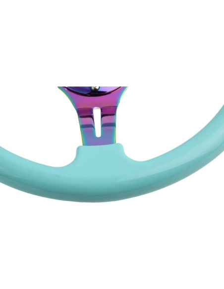 Volante de Carreras YEHICY 350mm ABS Azul Tiffany