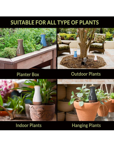 Set de 4 Ollas de Riego Automático SmartiLiving 354ml