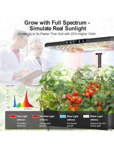 Kit de Cultivo Hidropónico DRYADES 44 Pods con Luz LED 2