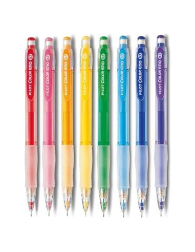 Lápiz Mecánico Pilot Color Eno 0.7mm Set 8 Colores
