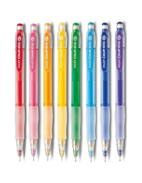 Lápiz Mecánico Pilot Color Eno 0.7mm Set 8 Colores