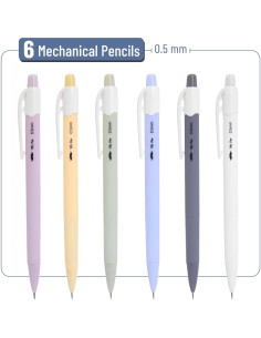 Set de Lápices Mecánicos Mr. Pen 0.5mm Pastel 6 Piezas 2