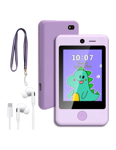 Teléfono Infantil PTHTECHUS con Pantalla Táctil 4" y Juegos