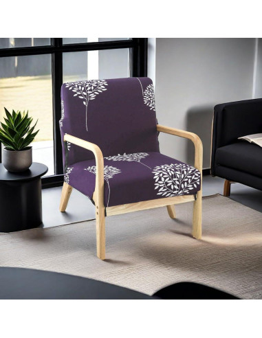 Funda de Silla Deisy Dee Moderno Algodón Antideslizante