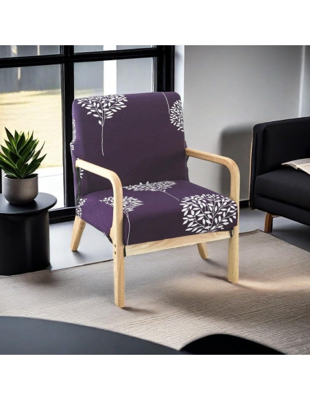 Funda de Silla Deisy Dee Moderno Algodón Antideslizante