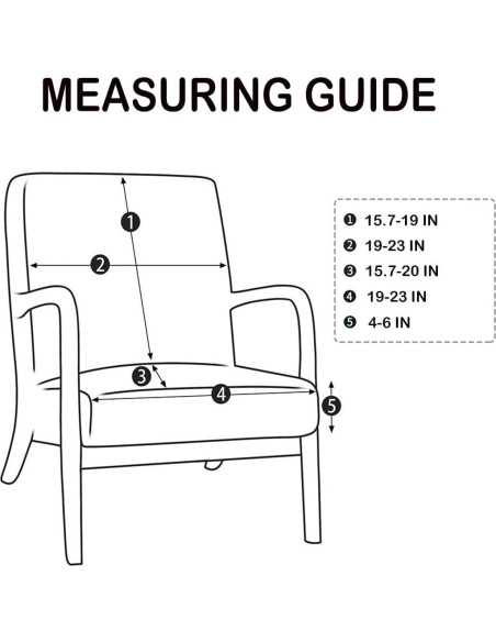 Funda de Silla Deisy Dee Moderno Algodón Antideslizante