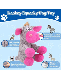 Juguete de Peluche para Perros Grandes Jiameiyue Crinkle 2