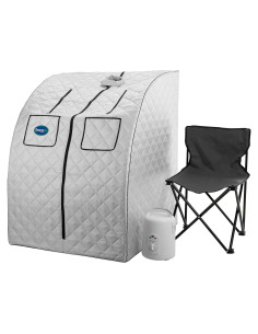 Sauna de vapor portátil Durasage DSS-XL01 800W plata