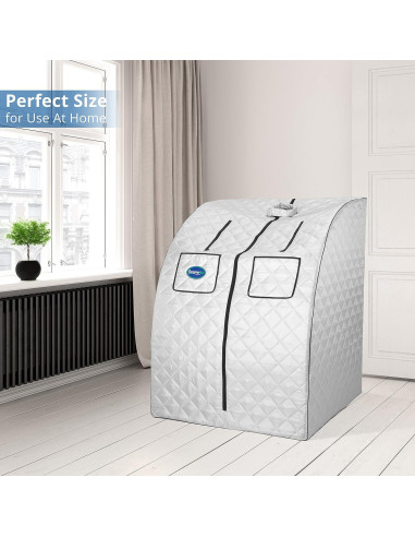 Sauna de vapor portátil Durasage DSS-XL01 800W plata