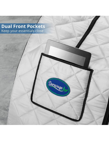 Sauna de vapor portátil Durasage DSS-XL01 800W plata