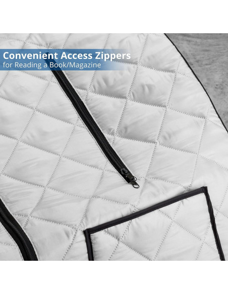 Sauna de vapor portátil Durasage DSS-XL01 800W plata