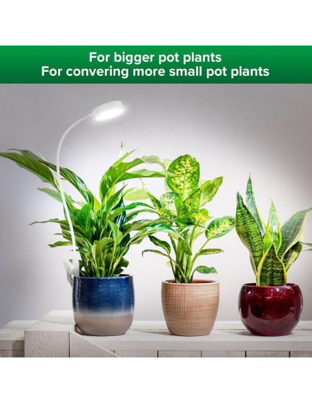 Luz de Crecimiento SANSI LED 10W con Clip y Temporizador