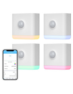 Luz Nocturna Multifuncional THIRDREALITY Paquete de 4 RGB