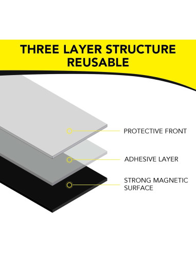 Hojas Adhesivas Magnéticas DIYMAG 10 Piezas 10x15 cm