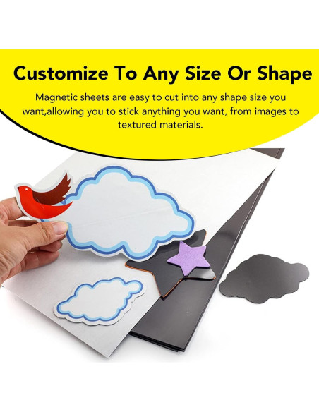 Hojas Adhesivas Magnéticas DIYMAG 10 Piezas 10x15 cm