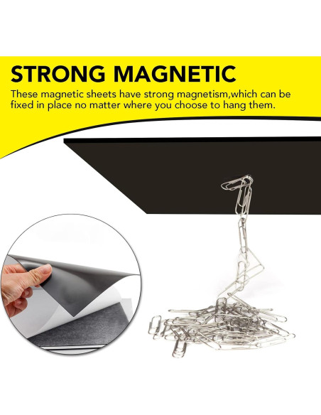 Hojas Adhesivas Magnéticas DIYMAG 10 Piezas 10x15 cm