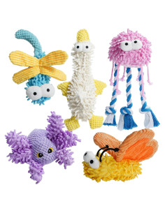 Juguetes para Perros Nocciola Paquete de 5 Suaves y Chirriantes