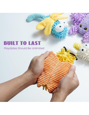 Juguetes para Perros Nocciola Paquete de 5 Suaves y Chirriantes