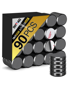 Imanes Adhesivos DIYMAG 90 Pcs 18mm para Manualidades