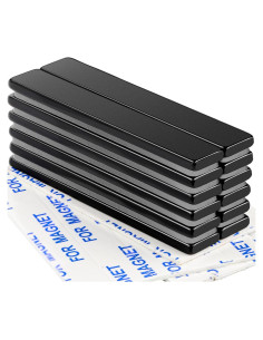 Imanes de Neodimio DIYMAG 12 Piezas 60x10x3mm Adhesivos