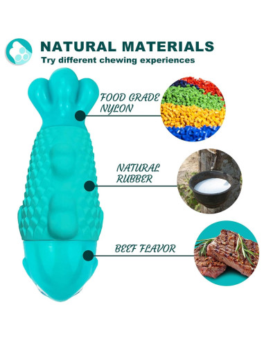 Juguete Masticable para Perros Ujar Pez Nylon 17cm