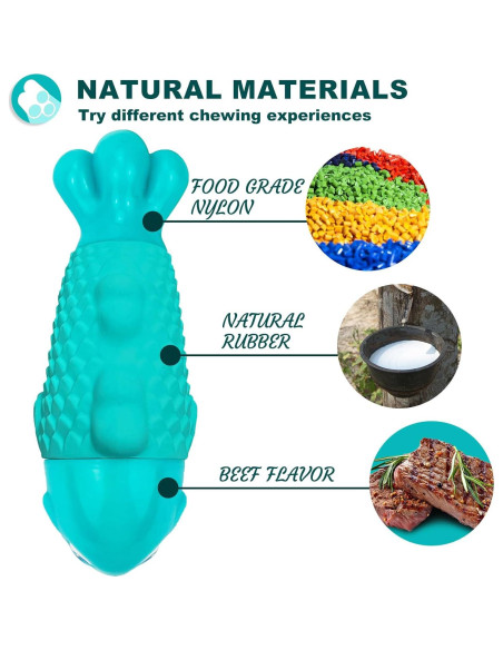Juguete Masticable para Perros Ujar Pez Nylon 17cm