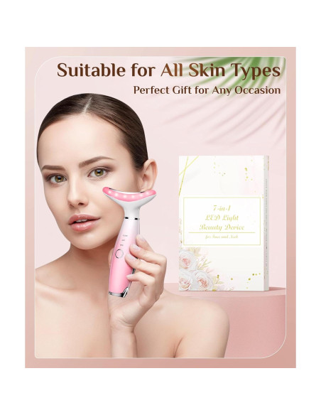 Máquina Galvánica Trinity Rosa - Terapia Luz Roja Facial