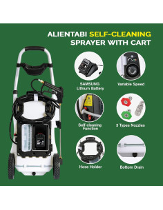 Pulverizador a Batería ALIENTABI Inventor 5.5 30L Autolimpiante 2