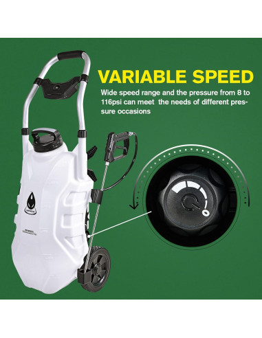 Pulverizador a Batería ALIENTABI Inventor 5.5 30L Autolimpiante