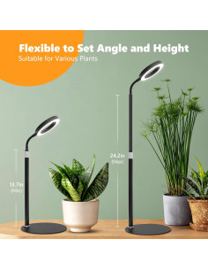 Luz de Crecimiento para Plantas Vsoke DeskRinBla 60 LEDs 2